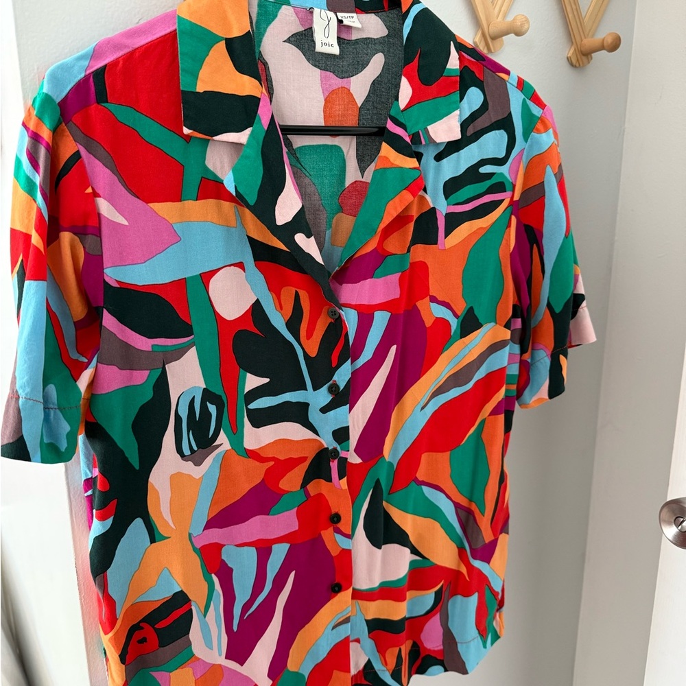 Colorful Abstract Short Sleeve Shirt